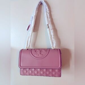 Tory Burch Fleming Convertible Bag- Shoulder and Crossbody Bag.